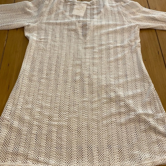 Show Me Your MuMu Cover Up White Crochet Knit New M-XL - Picture 12 of 14